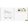 Óculos de Ciclismo 100% Speedcraft XS Hiper Silver Mirror 2 Lentes