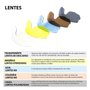 Óculos de Ciclismo GTA Glider Polarized 4 Lentes Extras e Clip de Grau