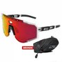 Óculos de Ciclismo Scicon Aeroscope Multimirror Red 2 Lentes