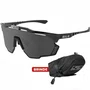 Óculos de Ciclismo Scicon Aeroshade Kunken Black Gloss Multimirror Silver 2 Lentes
