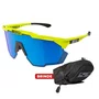 Óculos de Ciclismo Scicon Aeroshade Kunken Multimirror Blue 2 Lentes