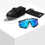 Óculos de Ciclismo Scicon Aeroshade XL Blue 2 Lentes