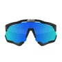 Óculos de Ciclismo Scicon Aeroshade XL Preto Lente Multimirror Azul (2 Lentes)