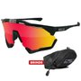 Óculos de Ciclismo Scicon Aeroshade XL Red 2 Lentes