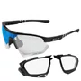 Óculos de Ciclismo Scicon Aerotech XL Fotocromático Blue com Adaptador para Lente de Grau