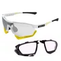 Óculos de Ciclismo Scicon Aerotech XL Fotocromático Silver p Lente de Grau