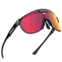 Óculos de Ciclismo Scicon Aerotrail Black Gloss Multimirror Red 2 Lentes
