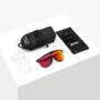 Óculos de Ciclismo Scicon Aerotrail Black Gloss Multimirror Red 2 Lentes