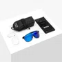 Óculos de Ciclismo Scicon Aerotrail Black Multimirror Blue