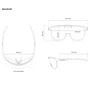 Óculos de Ciclismo Scicon Aerotrail White Gloss Multimirror Silver 2 Lentes