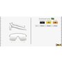 Óculos de Ciclismo Scicon Aerowatt White Gloss Multimirror Blue 2 Lentes