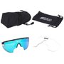 Óculos de Ciclismo Scicon Aerowing Lamon Blue 2 Lentes