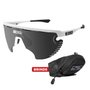 Óculos de Ciclismo Scicon Aerowing Lamon Silver 2 Lentes