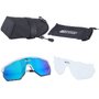 Óculos de Ciclismo Scicon Aerowing Multimirror Blue 2 Lentes