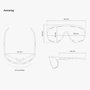 Óculos de Ciclismo Scicon Aerowing Multimirror Bronze 2 Lentes