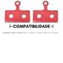 Pastilha Freio de Bicicleta Absolute Semi Metálica Padrão Shimano M4000 M6000