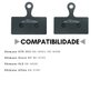 Pastilha Freio de Bicicleta Alligator Padrão Shimano Performance