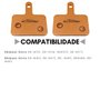 Pastilha Freio de Bicicleta Alligator Padrão Shimano Alivio Doere M315