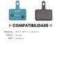 Pastilha Freio de Bicicleta Jagwire DCA716 Padrão Shimano Tektro RST