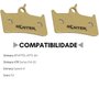 Pastilha Freio de Bicicleta Rontek Orgânica Padrão Shimano XT MT755-DH M775 XTR Pré 02 Grimeca 8 Sram 9