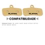 Pastilha Freio de Bicicleta Rontek Padrão Shimano 2 Unidades