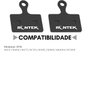 Pastilha Freio de Bicicleta Rontek Semi Metálica Padrão Shimano 675 785 M6000