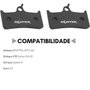 Pastilha Freio de Bicicleta Rontek Semi Metálica Padrão Shimano XT MT755 DH M775 XTR Pré 02 Grimeca 8 Sram 9