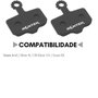 Pastilha Freio de Bicicleta Rontek Semi Metálica Padrão Sram Avid Elixir R CR Elixir 3.5 Sram XX