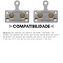 Pastilha Freio de Bicicleta Shimano G04Ti Metal