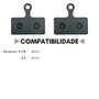 Pastilha Freio de Bicicleta X-Time TSW Padrão Shimano