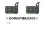 Pastilha Freio de Bicicleta X-Time TSW Padrão Sram