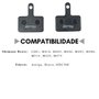 Pastilha Freio de Bicicleta ZTTO TSW Semi Metálica Padrão Shimano Tektro