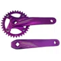 Pedivela de Bicicleta GTA Single 34 170mm Roxo