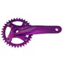 Pedivela de Bicicleta GTA Single 34 170mm Roxo
