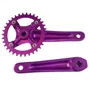 Pedivela de Bicicleta GTA Single 34 170mm Roxo