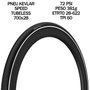 Pneu de Bicicleta Pirelli Cinturato Velo 700x28 Kevlar Tubeless