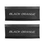 Protetor De Quadro De Bicicleta Black Orange 2 Unidades