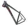 Quadro de Bicicleta Dvorak Three Boost Alumínio Preto e Vermelho