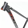 Quadro de Bicicleta Dvorak Three Boost Alumínio Preto e Vermelho