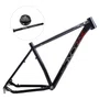 Quadro de Bicicleta Dvorak Three Boost Alumínio Preto e Vermelho