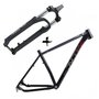 Quadro de Bicicleta Dvorak Three Boost + Suspensão SR Suntour XCM 34 RL 29 100mm Boost