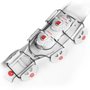 Regulador de Sapatilha de Ciclismo Sidi Double Tecno 3 Push Branco