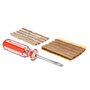 Kit Ferramenta para Pneu Tubeless Thumbs Up com 10 Remendos