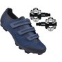 Sapatilha de Ciclismo FLR F-55 Knit + Pedal de Bicicleta Dvorak Padrão Shimano
