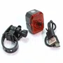 Sinalizador Traseiro de Bicicleta Absolute Wild Square 120 Lúmens