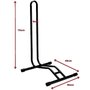 Suporte de Chão para Bicicleta Absolute LJJ-2 Preto