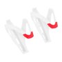 Kit Suporte Garrafa de Ciclimo Rontek Custom Race Branco 2 Unidades