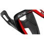 Suporte Garrafa de Ciclismo Elite Vico Carbon Preto e Vermelho