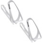Kit Suporte Garrafa de Ciclismo Rontek TRP Branco 2 unidades