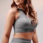 Top Feminino Marcio May Firenze sem Bojo Cinza